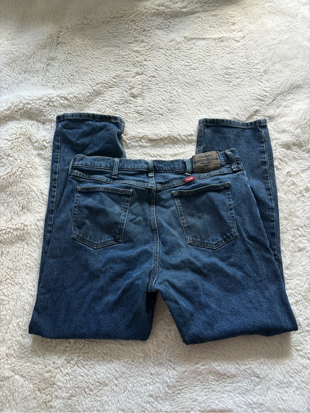 Wrangler Straight Fit Dark Blue Men's Jeans